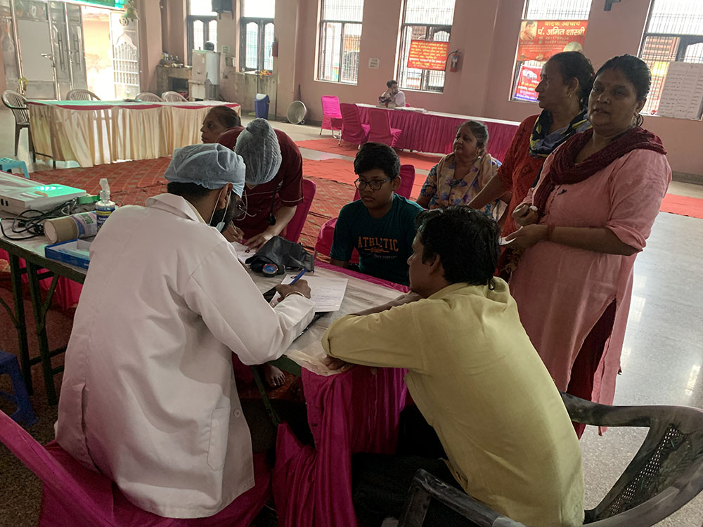 Read more about the article Free Health Check-up Camp at Ram Mandir, Dabua Colony, Faridabad (5th August 2022)